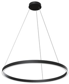 Maytoni MOD058PL-L42B3K - LED Żyrandol na lince RIM LED/51W/230V śr. 80 cm czarny