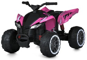 Elektryczny quad dla dzieci, 12V, różowy