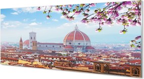 Panel szklany do Kuchni Katedra pod Nocnym Niebem