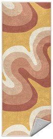 Żółto-szaroróżowy chodnik odpowiedni do prania 80x200 cm Strawberry Creamsicle – Mila Home