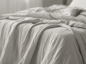 PrzytulneMieszkanie.pl PrzytulneMieszkanie.pl Pościel muślinowa PURELY jasnoszara Rozmiar pościeli: 80 x 80 cm | 135 x 200 cm