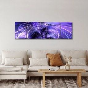 Obraz abstrakcji technicznej (170x50 cm)