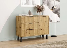 Nowoczesna komoda dąb artisan - Henex 6X