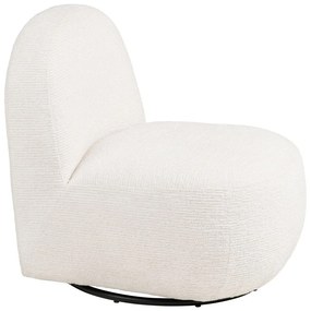 Kremowy obrotowy fotel Milo – House Nordic