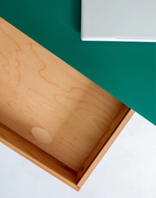 Biurko narożne w stylu skandynawskim Luka 115