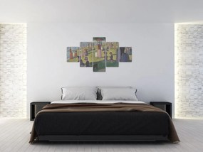 Obraz - Georges Seurat, A Sunday on La Grande Jatte, reprodukcje (125x70 cm)