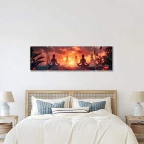 Obraz - Joga w przyrodzie (170x50 cm)