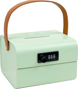 Kasetka stalowa z zamkiem szyfrowym CB.2301.ZEL zielony, 15,5 x 20 x 15,5 cm