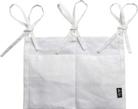 Organizer na łóżeczko Linen White