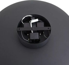 Nowoczesna lampa wisząca czarna ze ściemnialnym LED - Smith