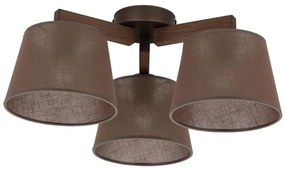 Brilagi - Przysufitowy żyrandol LATTE 3xE27/15W/230V sosna/brązowa