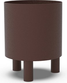 Niska doniczka metalowa Bom H30 cm