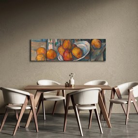 Obraz - Paul Cézanne, Still Life with Milk Jug and Fruit, reprodukcje (170x50 cm)