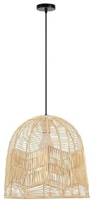 Immax 08263L - Żyrandol na lince PELO 1xE27/40W/230V śr. 50 cm rattan