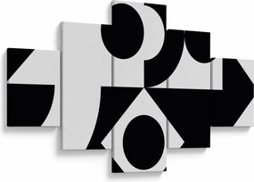 Obraz - Abstrakcja geometryczna N⁰1 (125x70 cm)