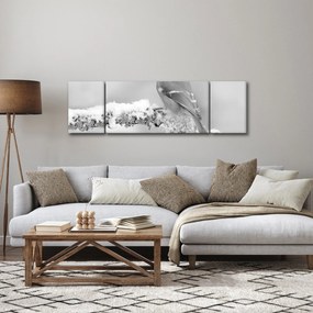 Obraz - Ptak na gałęzi (170x50 cm)