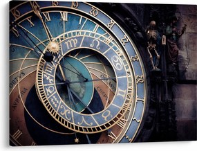 Obraz - Praski zegar astronomiczny, Praga (70x50 cm)