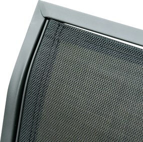 Outsunny Ławka bujana ogrodowa 3 osobowa metalowa czarna solidna konstrukcja 151x75x85 cm | Aosom PL