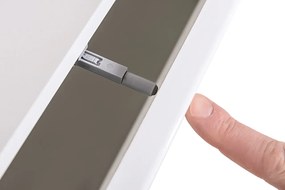 Meblościanka SWITCH LAMEL IV dąb wotan/czarna ASM Meble