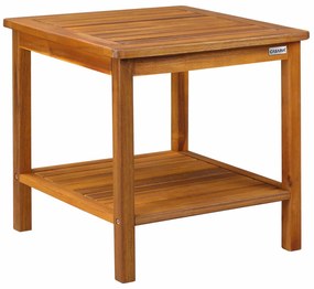 Casaria Drewniany stolik WASHINGTON, 45x45x45cm, brązowa