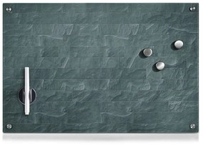 Szklana tablica magnetyczna STONEWALL + 3 magnesy, 60x40 cm, ZELLER