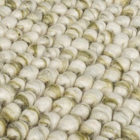 Chodnik z mieszanki wełny tkany ręcznie w kolorze khaki 60x230 cm Minerals – Flair Rugs