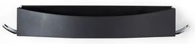Czarna samoprzylepna półka Compactor Clever Flip Shower Shelf