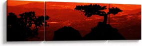 Obraz - Zachód słońca (170x50 cm)