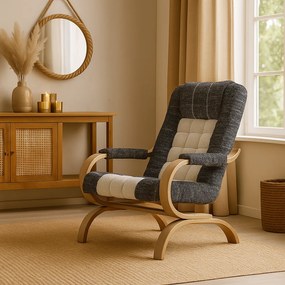 Fotel Finka Pikowany Bali z Podłokietnikami