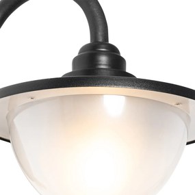 Zewnetrzna Klasyczna zewnętrzna lampa ścienna czarna IP44 - Bruges klasyczny/Antyczny Oswietlenie zewnetrzne