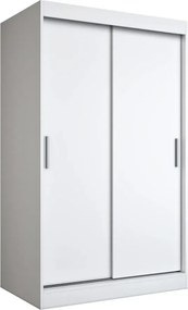Biała szafa przesuwna 120 cm E6-T52