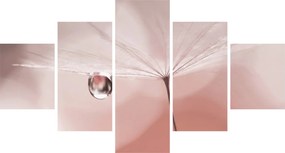 Obraz - Kropla rosy (125x70 cm)