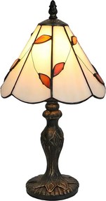 Brilagi - witrażowa lampa stołowa Tiffany FOLIA 1xE27/60W/230V