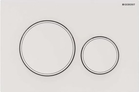Geberit 115.882.01.1 - Przycisk spłukujący Sigma20 24,6x16,4 cm biały