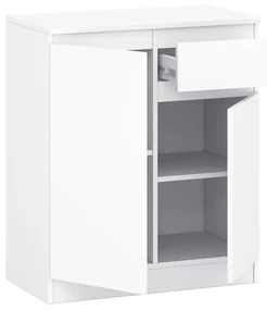 Komoda 2d 1s do sypialni garderoby salonu biały
