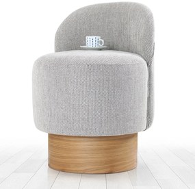 Stołek Barren Pouf Grey