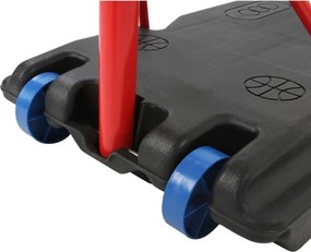 Kosz do koszykówki z kółkami, regulowany 113 - 236 cm