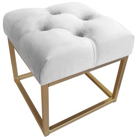 Pufa CHESTERFIELD LOFT ławka postawa złota MG39