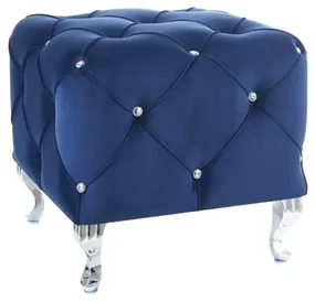 Pufa HESTIA K VELVET granatowa SIGNAL