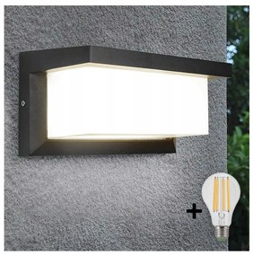 LED Kinkiet zewnętrzny NEELY 1xE27/9W/230V 3000K IP54 antracyt