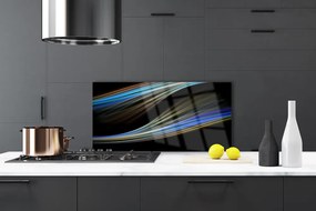 Panel Szklany do Kuchni Minimalistyczny Akcent Graficzny