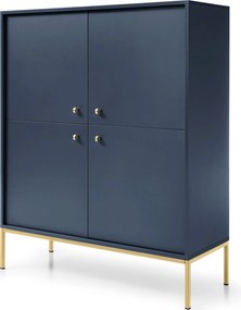 Komoda MONDO 104 cm do Salonu Sypialni Odcienie granatowego