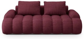 Bordowa sofa 200 cm Linz – Cosmopolitan Design