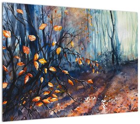 Obraz - Promienie jesiennego słońca (70x50 cm)