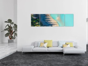 Obraz - Widok na jezioro (170x50 cm)