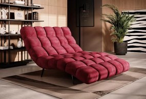 Nowoczesny szezlong pikowany Del 120 chesterfield do salonu