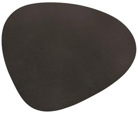 Ciemnoszara skóra na podłogę 115x135 cm Curve XXXL Bull – LIND DNA