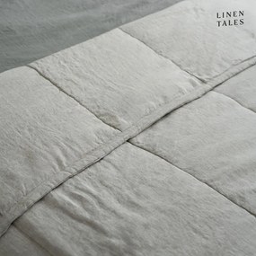 Lniana pikowana narzuta 140x220 cm Melange – Linen Tales