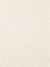 Kremowy wełniany okrągły dywan tkany ręcznie ø 200 cm Puristic Knots – Elle Decoration