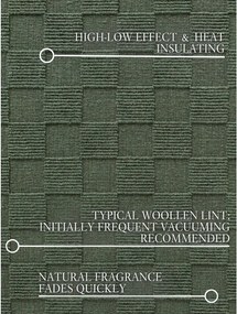 Ciemnozielony wełniany dywan tkany ręcznie 200x300 cm Scala – Villeroy&amp;Boch